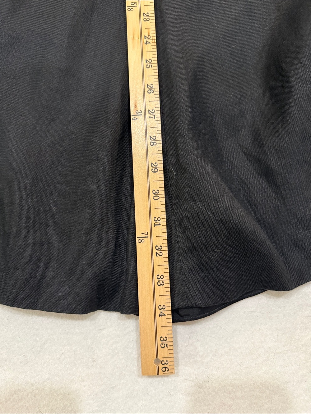 Lauren Ralph Lauren size 8 Black A-Line Maxi Skirt - Picture 4 of 5